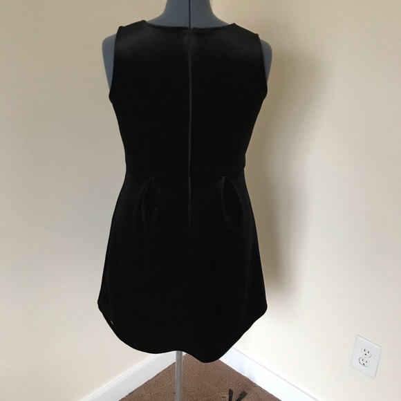 Black Velvet Holiday Dress - Picture 2 of 5